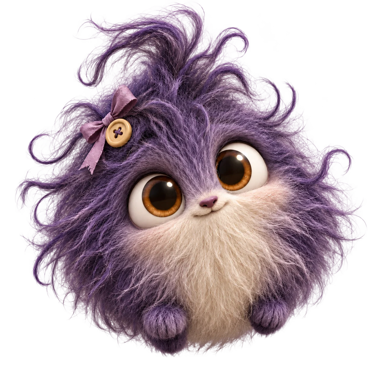 A dark fluffy Collyvale Dust Bunny