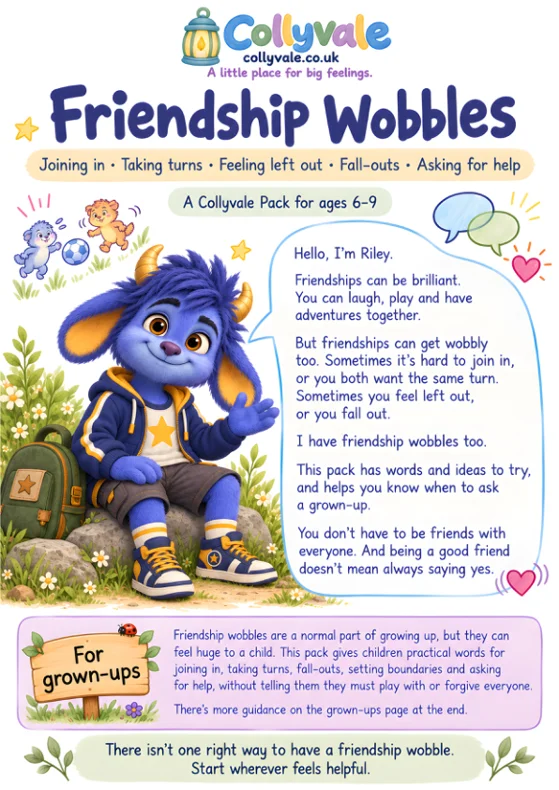 Cover of Friendship Wobbles