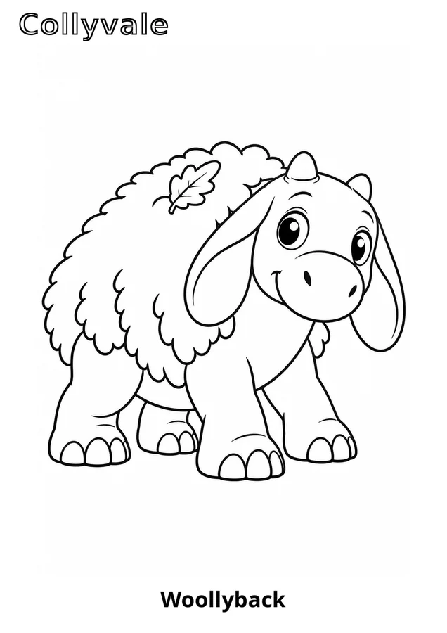 Woollyback coloring page preview