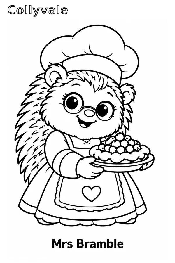 Mrs. Bramble coloring page preview