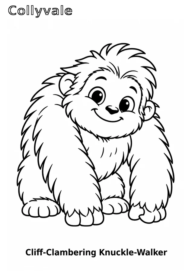 Cliff-Clambering Knuckle-Walker coloring page preview